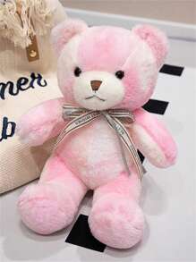 Boneca de Pelúcia Fofa de Urso de Pelúcia Cartoon - Animal de Pelúcia Macio, Presente de Aniversário Perfeito e Decoração Doméstica, Almofada Companheira de Sono para Sala de Estar, Sofá, Quarto, Criado-Mudo