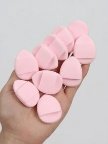10/30/50/100个装化妆海绵套装，含气垫海绵粉扑，不含乳胶，适用于粉底、散粉、遮瑕膏，适合所有肤质。化妆品配件，化妆海绵，价格实惠，圣诞礼物，化妆工具，赠品，旅行必备，平价好物。 - 彩色 - 查看 3