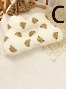 1pc Beige Cloud Pillow Baby Orthopedic Shaping Pillow Breathable Corrective Anti-Flat Head Pillow For 0-3 Years Old Infant - Beige - View 12