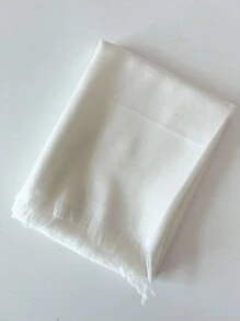 女士纯色围巾披肩，适合日常佩戴，可作配饰 - 彩色 - 查看 5