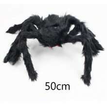 Halloween Spider Web Giant Spider Decorations Fake Spider With Triangular Huge Spider Web For Indoor Outdoor Halloween Decorations Yard Home Costumes Parties Haunted House Decor Fall Autumn,Christmas - Black - View 12