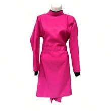 Anti-Fluid Repellent Uniform Surgical Gown - 玫紅色 - 查看 1