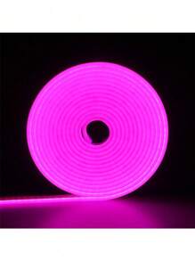 Tira de Neón LED Flexible de 5m ilumina cuarto sala recamara gamer - Rosa Fucsia - Ver 2