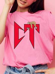 Camiseta Corridos Tumbados color rosa pastel MODA DISEÑO FASHION - Rosa - Ver 1