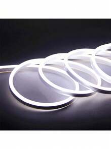 Tira de Neón LED Flexible de 5m ilumina cuarto sala recamara gamer - Blanco - Ver 2