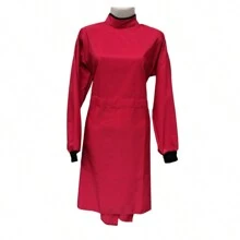 Anti-Fluid Repellent Uniform Surgical Gown - Red - View 1