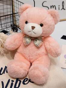 Boneca de Pelúcia Fofa de Urso de Pelúcia Cartoon - Animal de Pelúcia Macio, Presente de Aniversário Perfeito e Decoração Doméstica, Almofada Companheira de Sono para Sala de Estar, Sofá, Quarto, Criado-Mudo