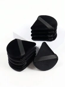 Set de 5/10/20/30/50/100 piezas de borlas de polvo de terciopelo con forma de triángulo, hechas de terciopelo súper suave, diseñadas para contornear, ojos y esquinas, adecuadas para todo tipo de piel, maquillaje, decoración de habitaciones, tocador, viajes, dormitorio, accesorios de maquillaje, borlas, difuminador de maquillaje, borlas de polvo, esponja de maquillaje, regalos, regalos para mujeres, regalos de Navidad, sorteos, viajes, artículos baratos - Multicolor - Ver 3