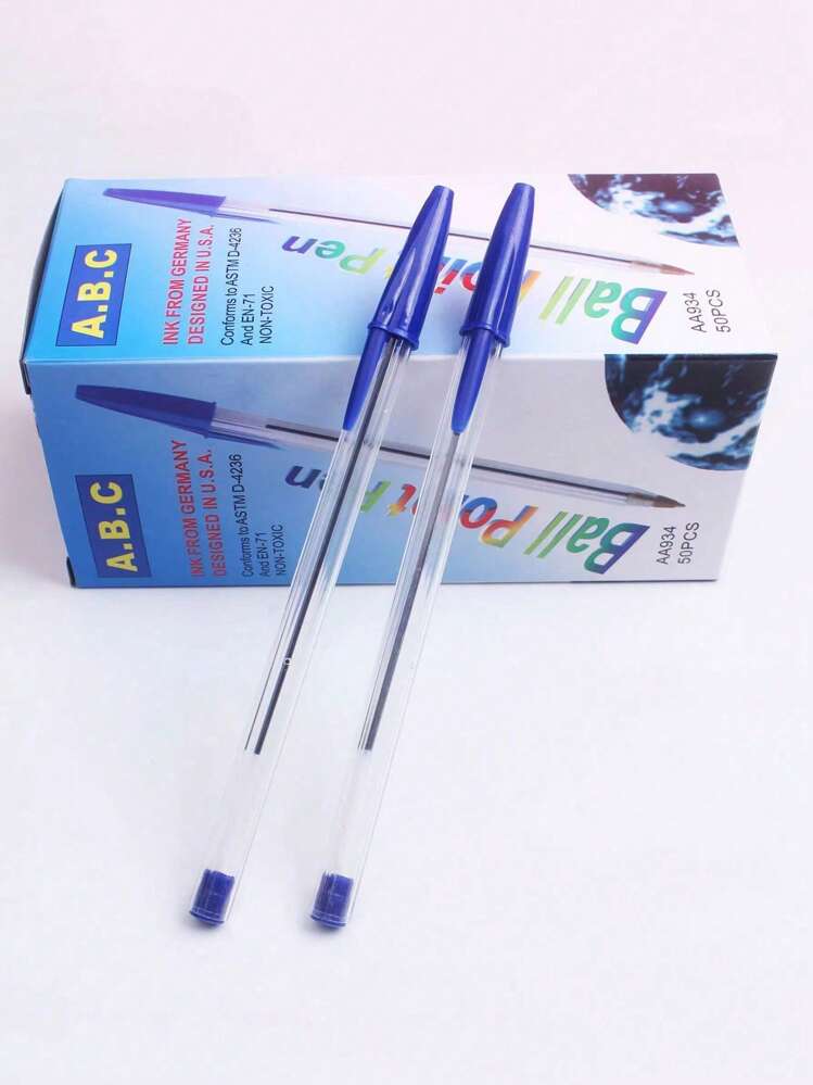 اقلام حبر جاف ازرق