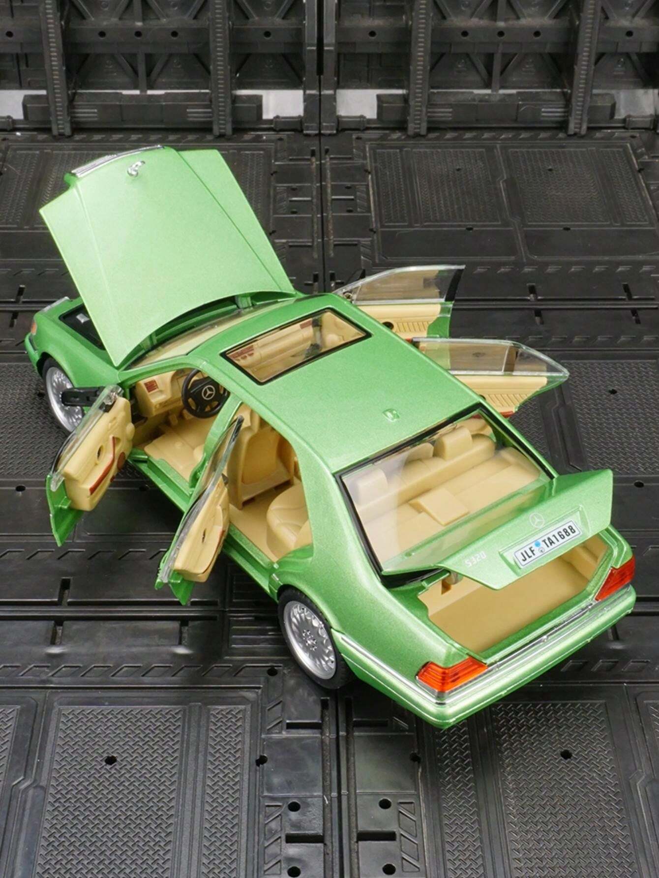 1pc Mercedes Benz W140 S320 Vintage Classic Luxury Sedan Diecast Metal