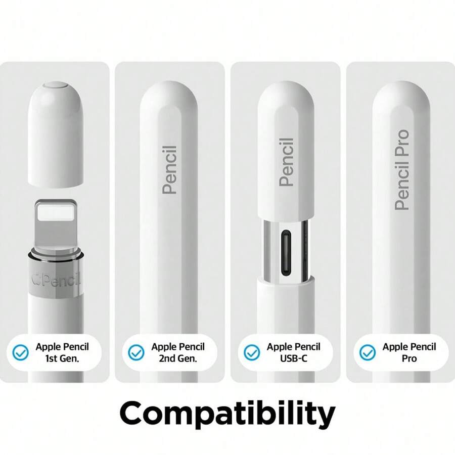 Embout de rechange compatible avec Apple Pencil, embouts de crayon de rechange compatibles avec
