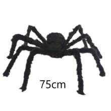 Halloween Spider Web Giant Spider Decorations Fake Spider With Triangular Huge Spider Web For Indoor Outdoor Halloween Decorations Yard Home Costumes Parties Haunted House Decor Fall Autumn,Christmas - Black - View 19