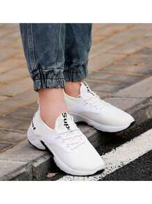 Tenis deportivo para hombre transpirable varios colores gym Ligero FUTURE 44950 - Blanco - Ver 4