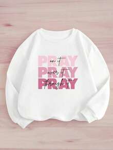 Sudadera Pray Sueter - Blanco - Ver 1