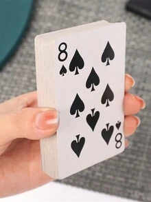 10pcs/Set High-Quality Black Core Paper Leisure Game Cards, Can Be Used For Playing Cards Or Doppelkopf, Random Multicolor Delivery,Adult Party Games Suitable For Halloween/Christmas/Thanksgiving - Multicolor - View 6