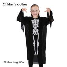 Halloween Family Matching Skeleton Costume, Cosplay Outfit - Multicolor - View 13
