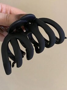 1-3个装女士西瓜造型黑色/卡其色/棕色纯色轻便塑料发夹，适合发量较多的女性，时尚多用途，优雅百搭，适合日常佩戴、外出、发型设计、洗脸、沐浴、化妆、休闲装搭配，是美发工具、美容配饰的理想之选，也是圣诞礼物、成人礼物、成人礼发饰、美容圣诞礼物、女士礼物等的理想选择。 - 彩色 - 查看 6