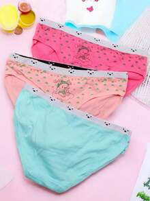 3 piezas de lindos calzones para niña , tela de algodón, en distintos clores con estampado de beauty osito - Multicolor - Ver 7