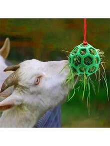1pc Hanging Ball Feeder Toy For Horses With Hay, Relief Stress In Horse Stable/Paddock (Rope Not Included) - Multicolor - View 7