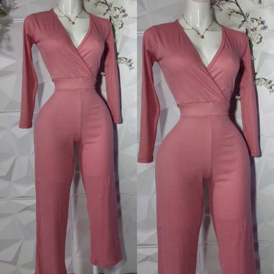 Women Jumpsuits - Pink - View 1