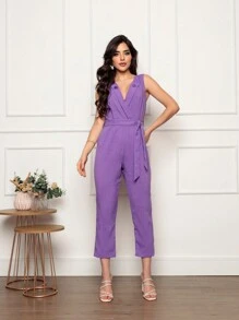 Women Jumpsuits - 紫丁香色 - 查看 1