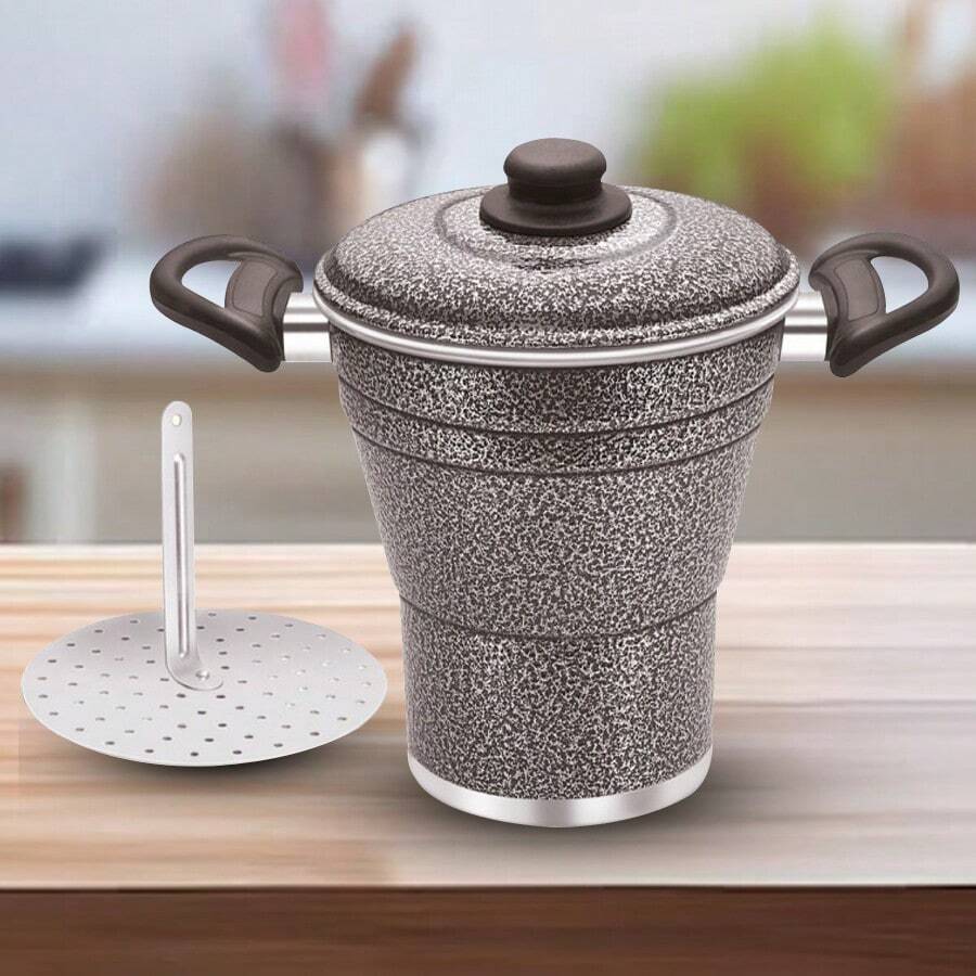 Graphite Aluminum Couscous Pot 16cm - 灰色 - 查看 1