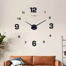 Đồng hồ treo tường nghệ thuật hiện đại tối giản 3D không cần khoan sáng tạo DIY thời trang dán tường đồng hồ - Nhiều màu - Xem 11
