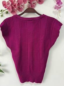 Modal Blouse - Rose Red - View 3
