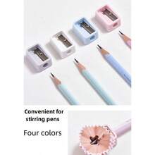 5pcs Mini Pencil Sharpener Rotary Pencil Sharpener With Pen Knife & Plane - Multicolor - View 5