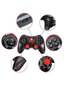 Control Inalámbrico Bluetooth para Celular Con Joystick Inalámbrico Multiplataforma Android /IOS Soporte - Negro - Ver 6