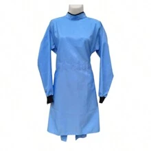 Anti-Fluid Repellent Uniform Surgical Gown - Blue - View 1