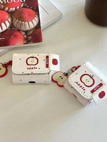 Vỏ bảo vệ Apple Airpod chấm bi màu đỏ, Tương thích với Airpod 3/Pro/2/1, Thế hệ thứ 3, Thế hệ 2, Airpod Pro, Bluetooth không dây, Vỏ chống sốc - Đỏ - Xem 5