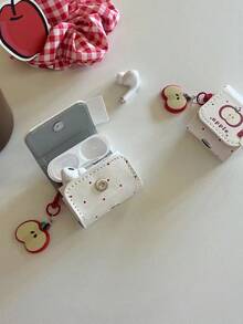 Vỏ bảo vệ Apple Airpod chấm bi màu đỏ, Tương thích với Airpod 3/Pro/2/1, Thế hệ thứ 3, Thế hệ 2, Airpod Pro, Bluetooth không dây, Vỏ chống sốc - Đỏ - Xem 7