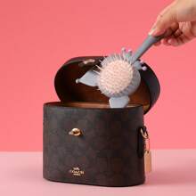 Miniso Sanrio Kuromi Cartoon Cute Air Cushion Hair Brush For Scalp Massage And Volume - Black - View 3