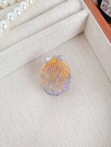 1 pieza Elegante pinza de cabello con diseño de concha a la moda - Multicolor - Ver 6