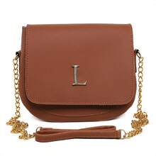 Women's Small Bag Shoulder Crossbody Bag Chain Strap - Lạc đà - Xem 2