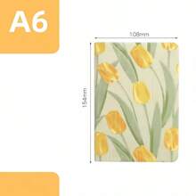 "Ins-Style Flora" Chic Floral Fabric Notebook - A5 Size, Artistic Journal & Diary With Fresh Design"Oriental Silk" Back To School