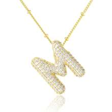 女士首字母项链 金色字母项链 - 金色 - 查看 26