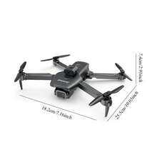 JY08 Foldable Aerial Drone Aircraft,Smart Follow,With 360°Obstacle Avoidance,Stunt Flipping Flight,One Key Take Off/Landing,Multi-Point Route Planning Flight, Fixed-Point Surround, Smart Hover,Outdoor/Indoor Optical Flow Mode,One Camera Switching,Headless Mode,Suitable For Beginner Remote Control Gifts Or Birthday Gifts - Grey - View 7