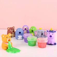 1pc Cartoon Puke Slime Pinch Prank Vent Vomit Toys Cute Toy - Multicolor - View 4