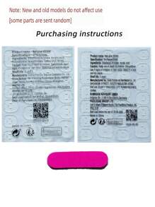 Yeah Bomb 24入自然式指甲貼，附幣飾，簡約商務風，適用於約會、生日、假期、學校和日常穿著，附指甲文件和一塊凝膠 - 黑色 - 查看 7