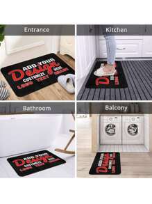 [Tùy chỉnh] 1 tấm thảm phòng tắm cá nhân hóa, in hình ảnh theo yêu cầu, trang trí nhà văn phòng tối giản, thảm mỏng phòng khách, thảm cao cấp, thảm cửa ra vào nhà vệ sinh phòng tắm, thảm trải sàn phòng ngủ sang trọng, thảm hành lang, kích thước cụ thể theo thông số kỹ thuật đã chọn (Vui lòng tải lên hình ảnh rõ nét) - Nhiều màu - Xem 5