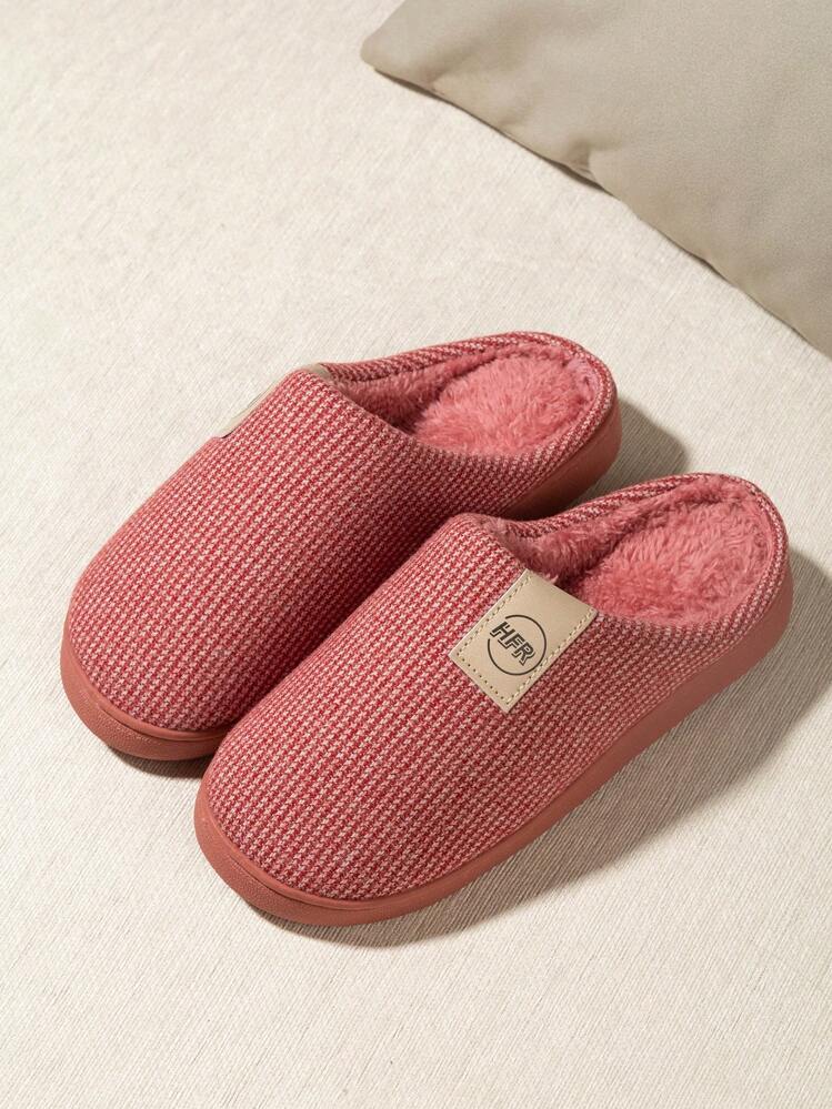 Fleece lined slippers deals