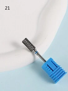 1pc Tungsten Steel Nail Drill Bit For Grinding Removing Gel Polish, Acrylics And Cuticle Accessories Pedicure Burr Tools