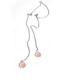 Apple 1pc Anti-Lost Bluetooth Wireless Earphone Necklace, Women's Decoration Chain, Universal Design - Multicolor - View 3