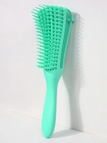 1支/2支装黑色天然卷发梳，适用于3/4abc卷度的非洲卷发，可快速轻松地梳理干湿头发，不伤发。这款梳子是沙龙、水疗中心、旅行必备的美发工具和配件，也适合返校、度假等场合。此外，它还是一套女士美发配件套装，包含梳子、发刷和发际线梳。