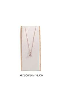 Nuevo soporte de madera para exhibir collares, estante para joyas, soporte curvo para exhibir joyas, empaque de joyas, accesorio de viaje, regreso a la escuela - Multicolor - Ver 15