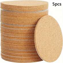 10pcs Cork Coasters For Diamond Painting, 3.5 Inches (Thick: 0.078") And 3.5 Inches (Thick: 0.039") Adhesive Cork Sheets For DIY Diamond Art Coaster, Blank Cork Pads For Adults' Craft Accessoriescraft Kit,Arts And Crafts Kids,Diy Kit - Multicolor - View 5