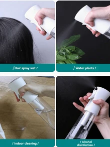 Sticlă de pulverizare continuă pentru păr 300ml/200ml 1PC Home Essentials Spray sticle pentru curățarea goală ultra fină apă pulverizator pulverizator pentru coafarea plantelor de grădină păr creț parfum etc.