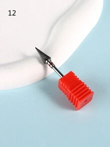 1pc Tungsten Steel Nail Drill Bit For Grinding Removing Gel Polish, Acrylics And Cuticle Accessories Pedicure Burr Tools